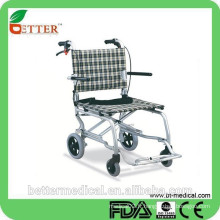 Chaise roulante en aluminium à transmission orthopédique